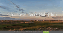 Desktop Screenshot of felixstowegolf.co.uk