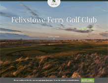 Tablet Screenshot of felixstowegolf.co.uk